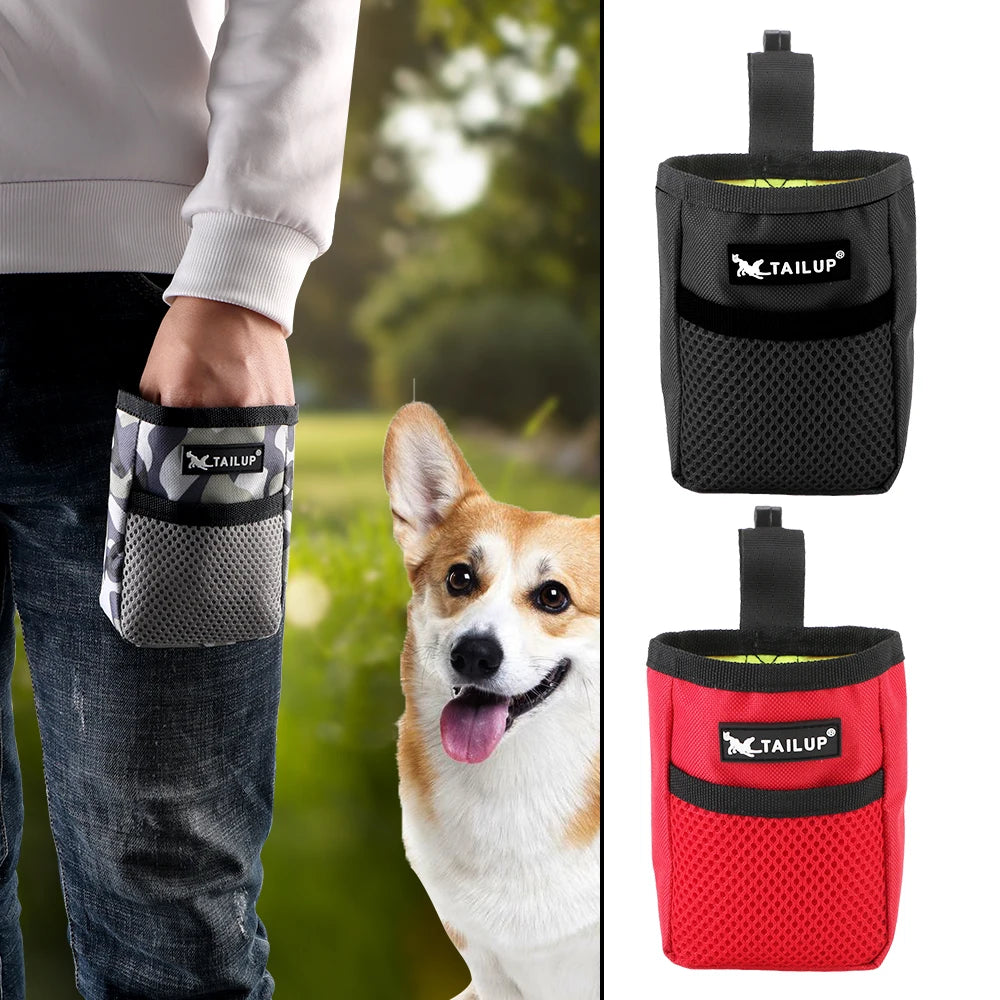 Pet Feed Pocket Dog Accessories For Dog Outdoor Training Snack Training Obedience Bag Pet Food Treat Bag Waist Pouch