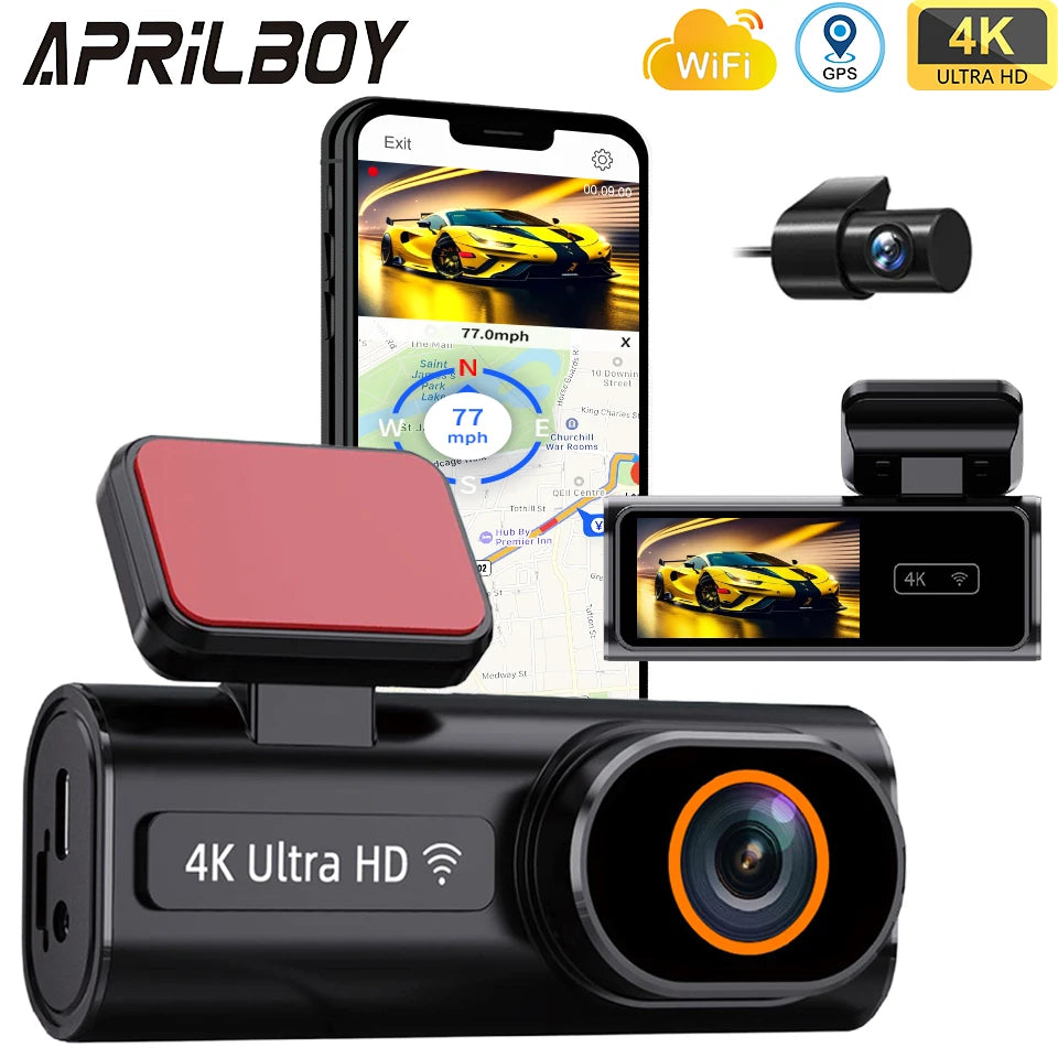 4K WIFI Dash Cam Mini CAR