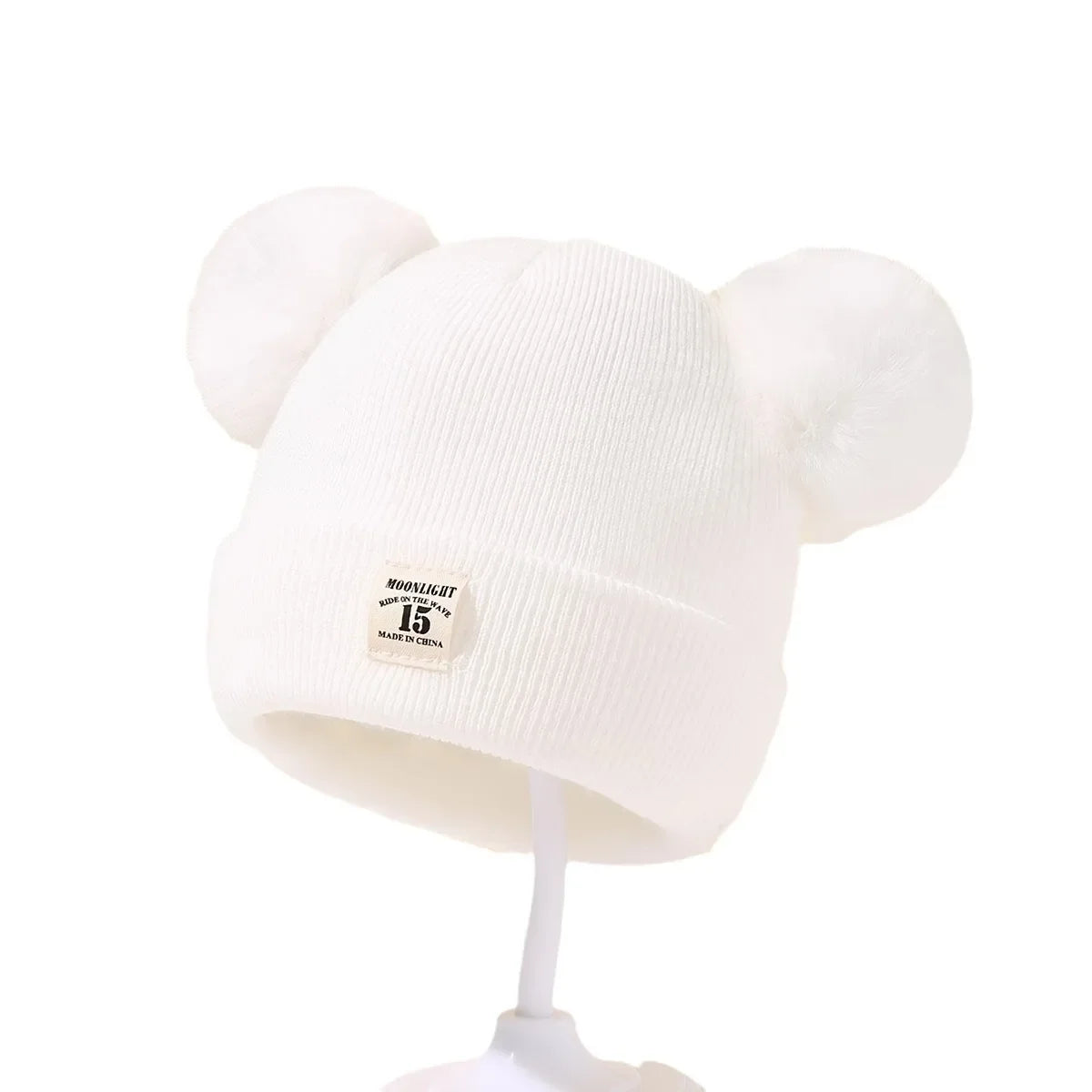 Solid Color Wool Knitted Bonnet Bebe Newborn Baby Hat Pompom Cute Winter Hat For Kids Boys Girls Children Warm Beanie Cap 0-3Y