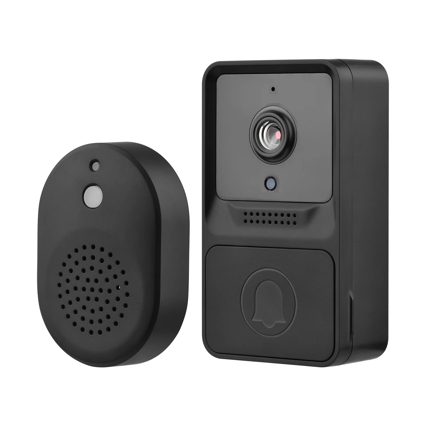 1080P High Resolution Visual Smart Security Doorbell Camera Wireless Video Doorbell with IR Night Vision 2-Way Audio Real-Time