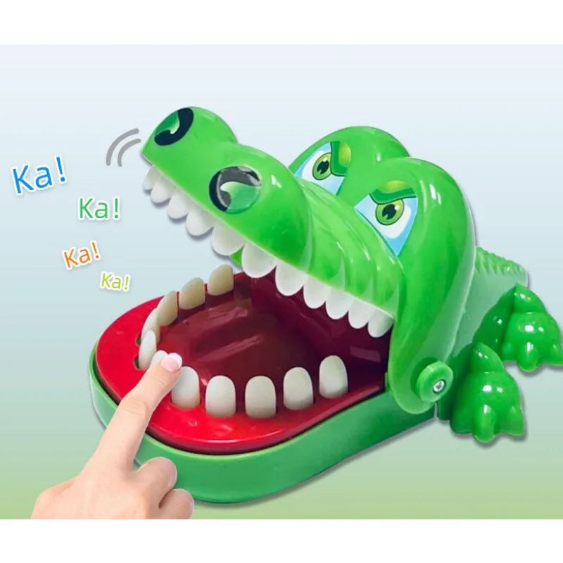 Crocodile Teeth Bite Fingers New Strange Creative Fun Game Stress Relief Children's Puzzle Toy Festival Gift