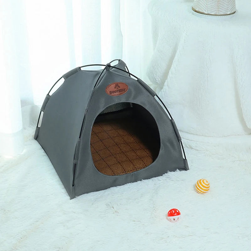 Cat Nest Tent Folding Camping Outdoor Breathable Pet Nest,Versatile All Year Round, Pet Camping Equipment