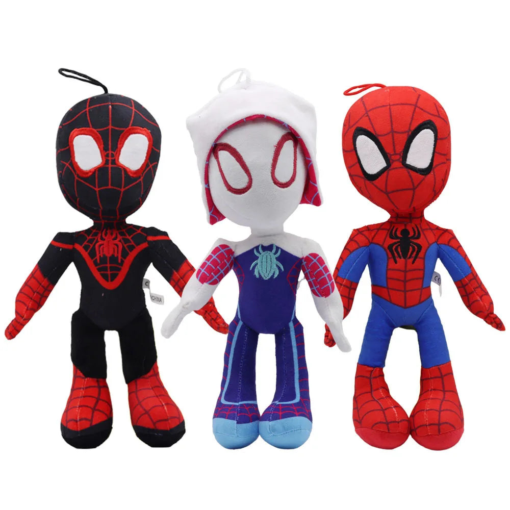 27-32cm Man Spidermaned Plush Toys Movie Dolls Marvel Avengers Soft Stuffed Hero Captain America Iron Christmas Gifts for Kids