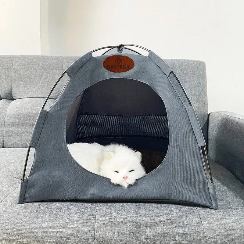 Cat Nest Tent Folding Camping Outdoor Breathable Pet Nest,Versatile All Year Round, Pet Camping Equipment