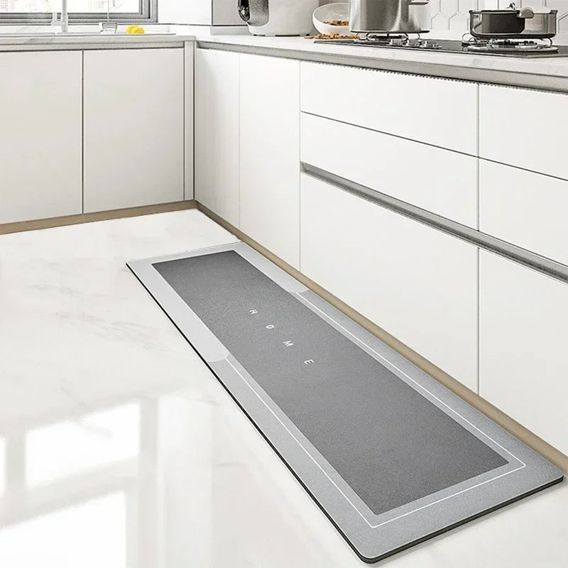 Diatomaceous Bath Mat: Quick-Dry, Non-Slip, Soft Comfort - Perfect for Bathroom & Home Decor,kitchen Area Mat