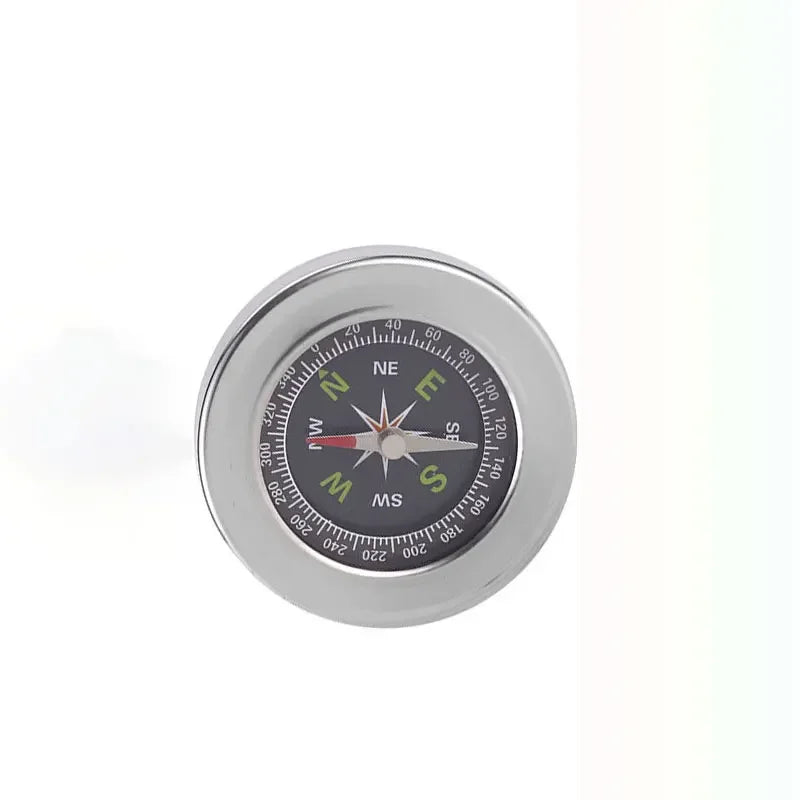 1pc6cm Stainless Steel Chinese Compass English Compass Outdoor Equipment Teaching Supplies Gifts