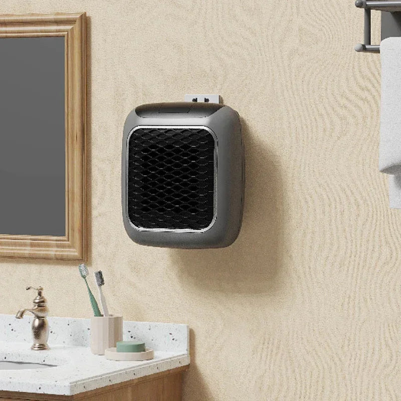 Portable Mini Heater for Home Small Bathroom 800w Wall-mounted Small intelligent bathroom Warm Home Student dormitories