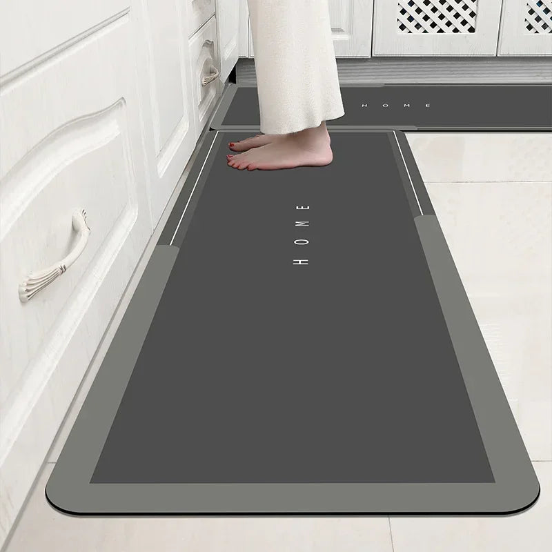 Diatomaceous Bath Mat: Quick-Dry, Non-Slip, Soft Comfort - Perfect for Bathroom & Home Decor,kitchen Area Mat