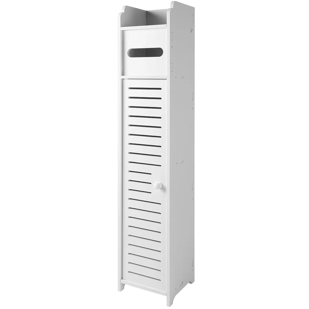 Bathroom Storage Cabinet 3 Tier Cabinet Organizer with Door Bathroom Furniture Free-standing Bathroom Storage Unit