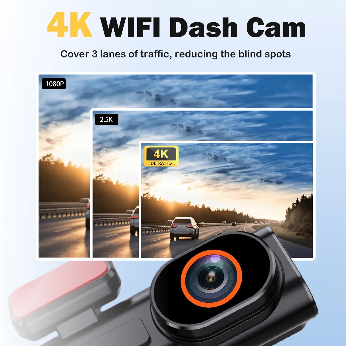 4K WIFI Dash Cam Mini CAR