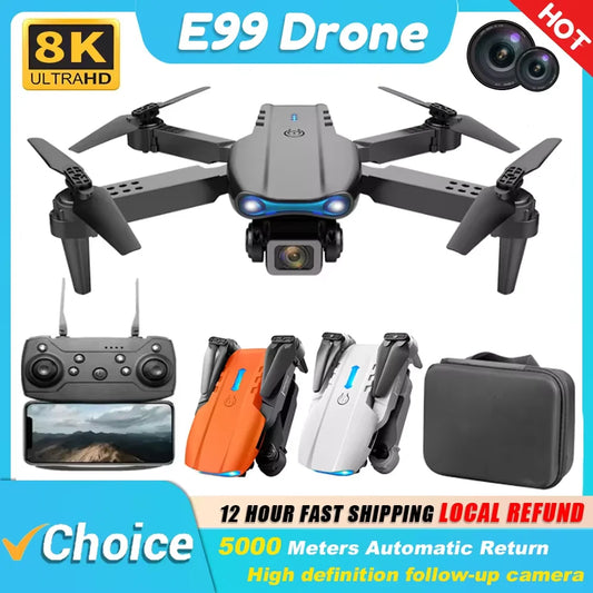 E99 K3 Pro Drone HD Professional 4k drone Dual Camera WIFI   Aircraft  Obstacle Avoidance Aerial Photography