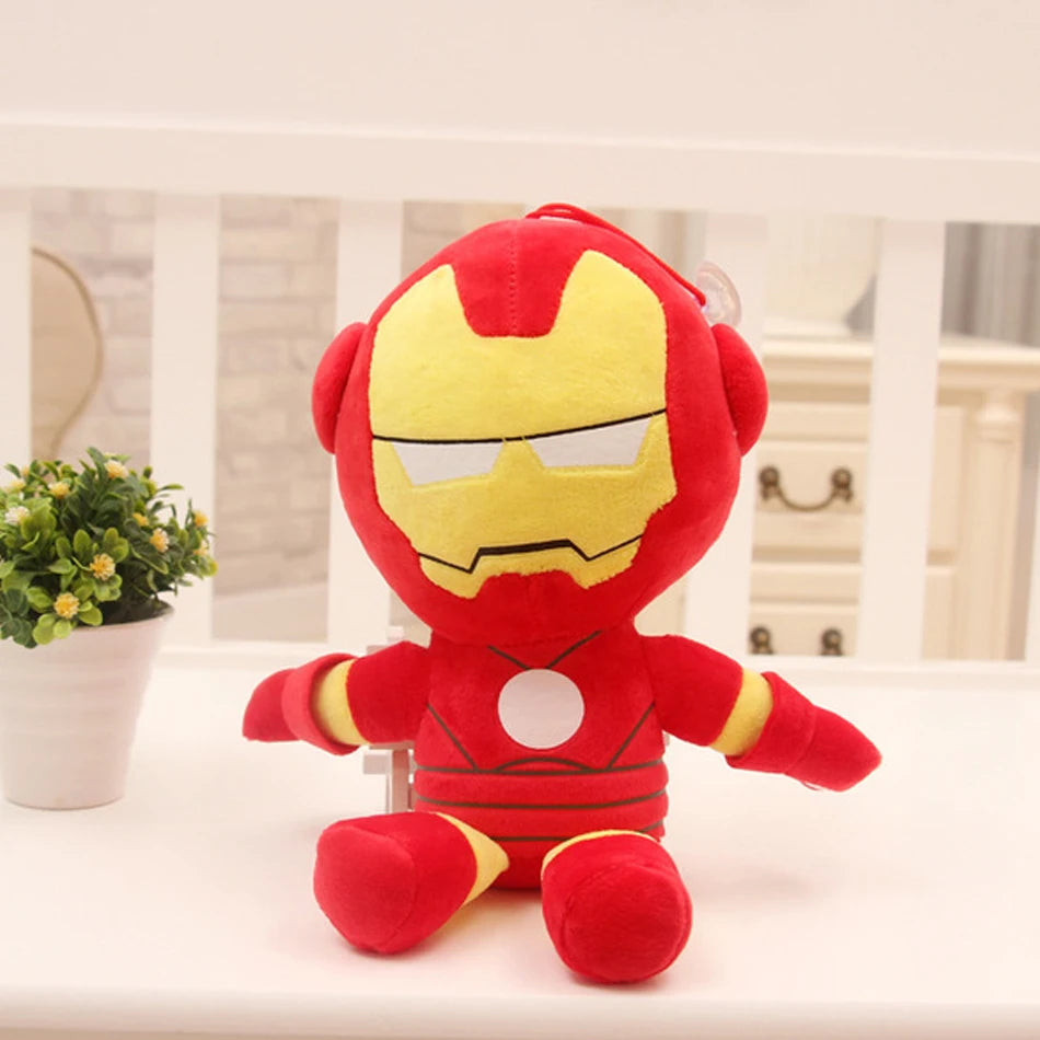 27-32cm Man Spidermaned Plush Toys Movie Dolls Marvel Avengers Soft Stuffed Hero Captain America Iron Christmas Gifts for Kids