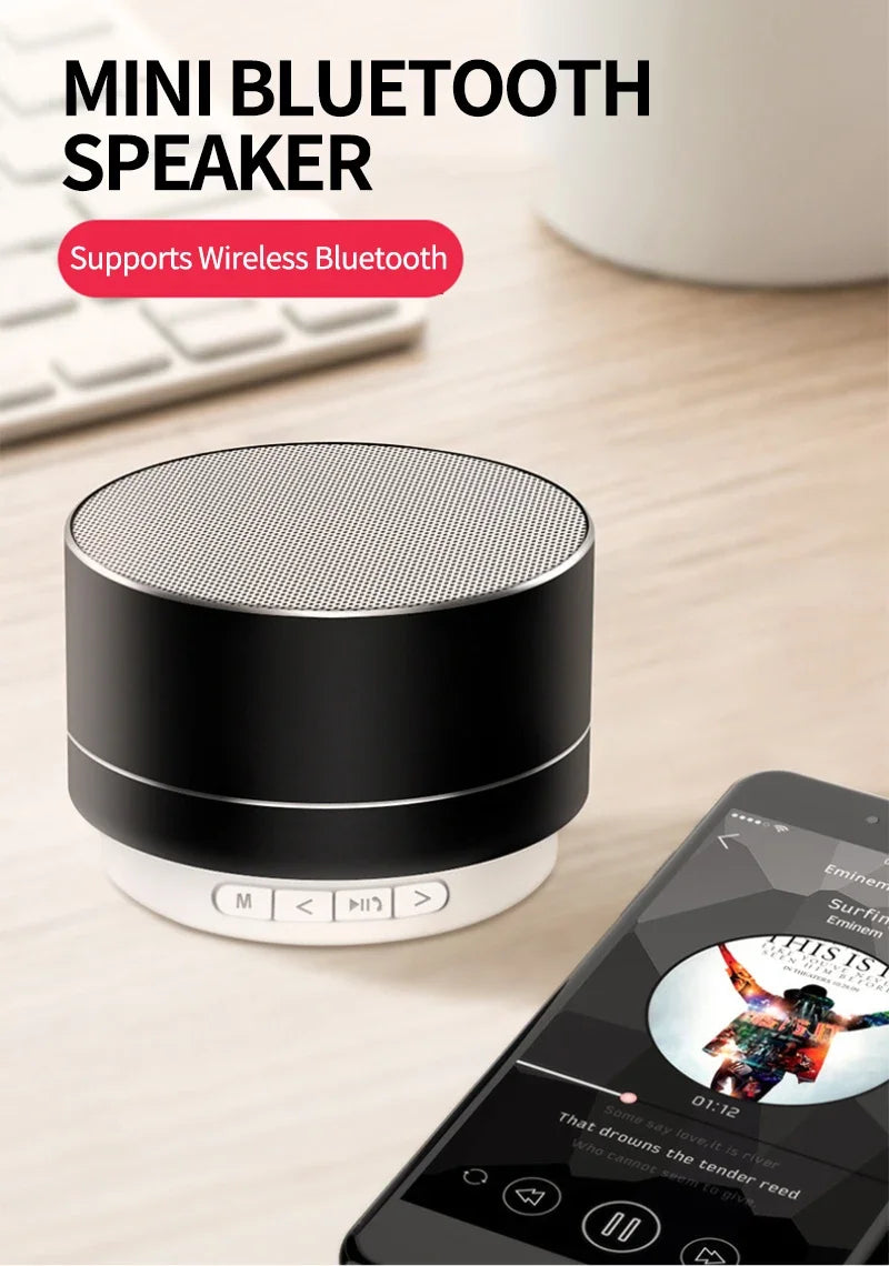 Wireless Speaker, Plug-in Card, Loud Volume, Subwoofer, Mini Car Small Speaker, Outdoor Portable Small Speaker boombox