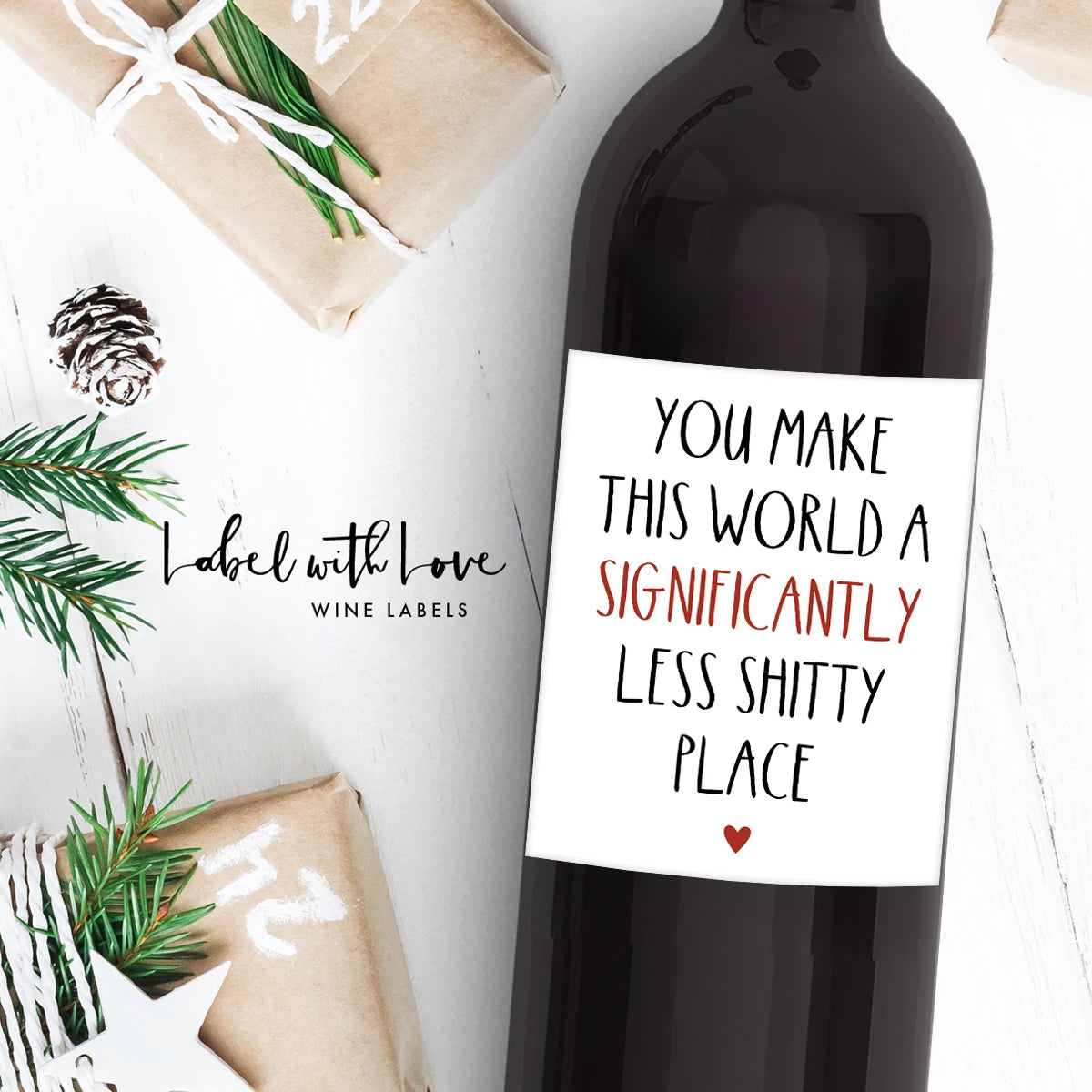 4Pcs Funny Wine Bottle Labels, Wine Stickers, Bestie Gift, Add Humor To Your Wine Bottles Have Fun Drinking Wine