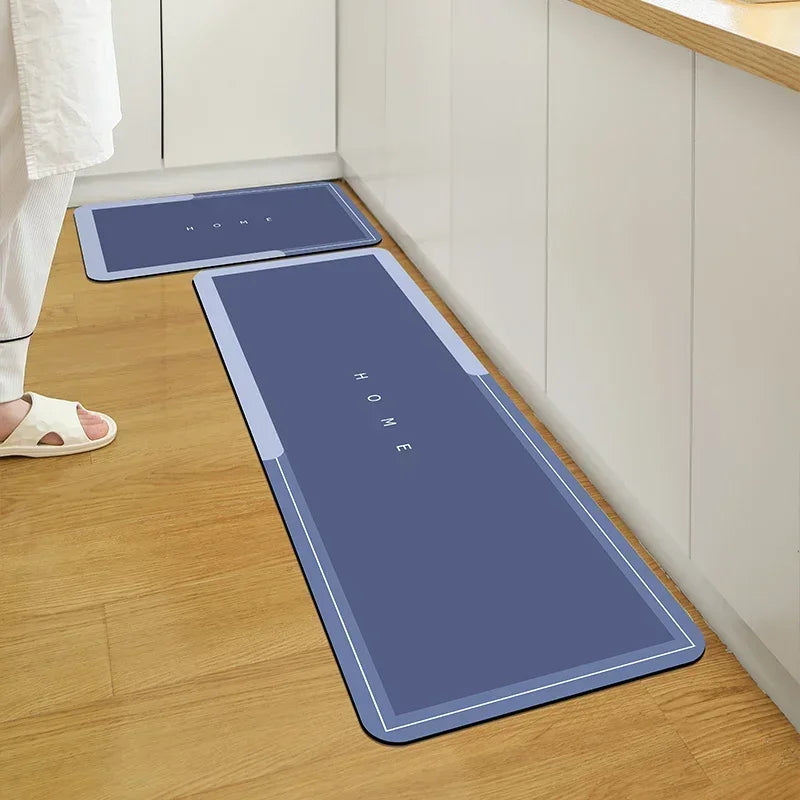 Diatomaceous Bath Mat: Quick-Dry, Non-Slip, Soft Comfort - Perfect for Bathroom & Home Decor,kitchen Area Mat