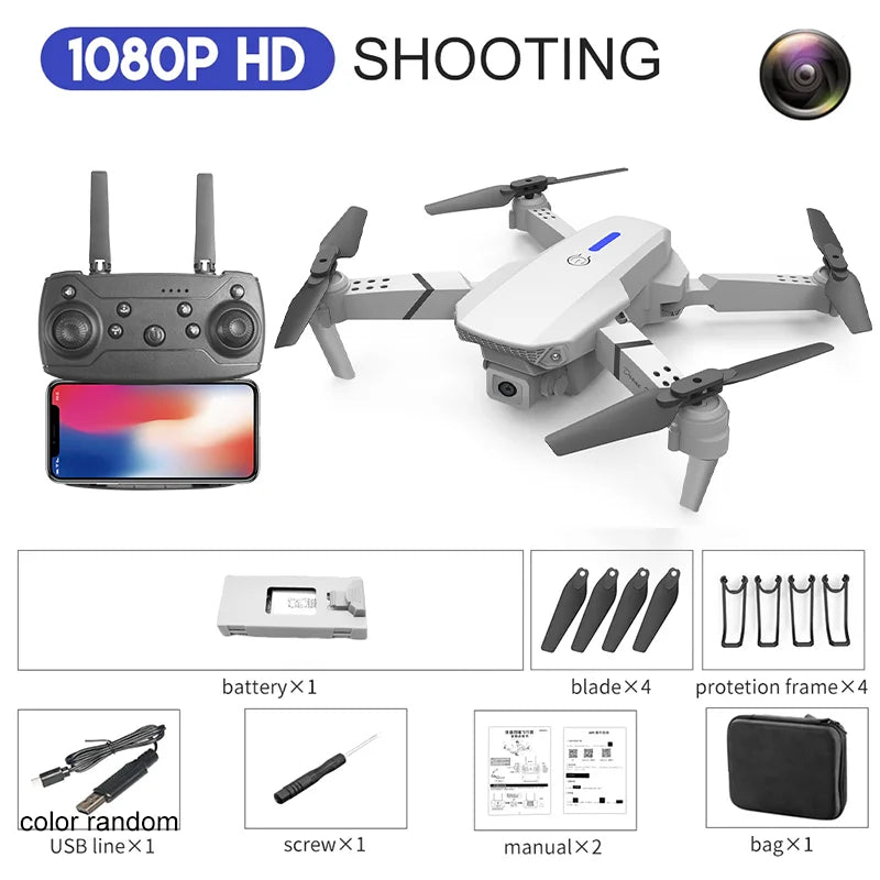 Drone 4K Professinal With 1080P Wide Angle HD Camera Foldable