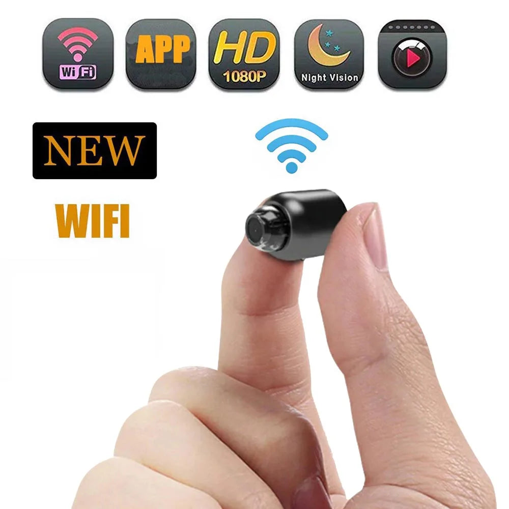 1080P HD Mini Camera Wifi IP Smart Home Indoor Night Vision AI Human Camcorder Audio Video Wireless Security Surveillance Camera