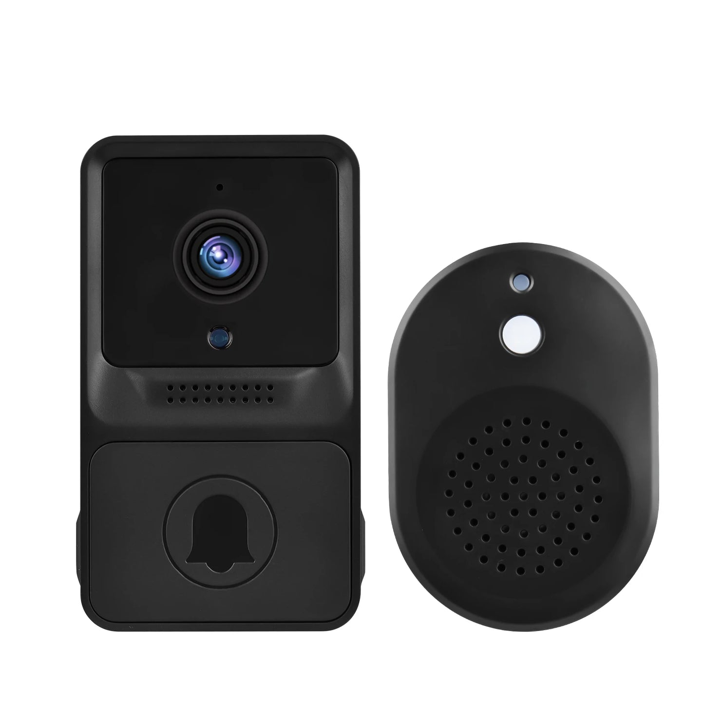 1080P High Resolution Visual Smart Security Doorbell Camera Wireless Video Doorbell with IR Night Vision 2-Way Audio Real-Time